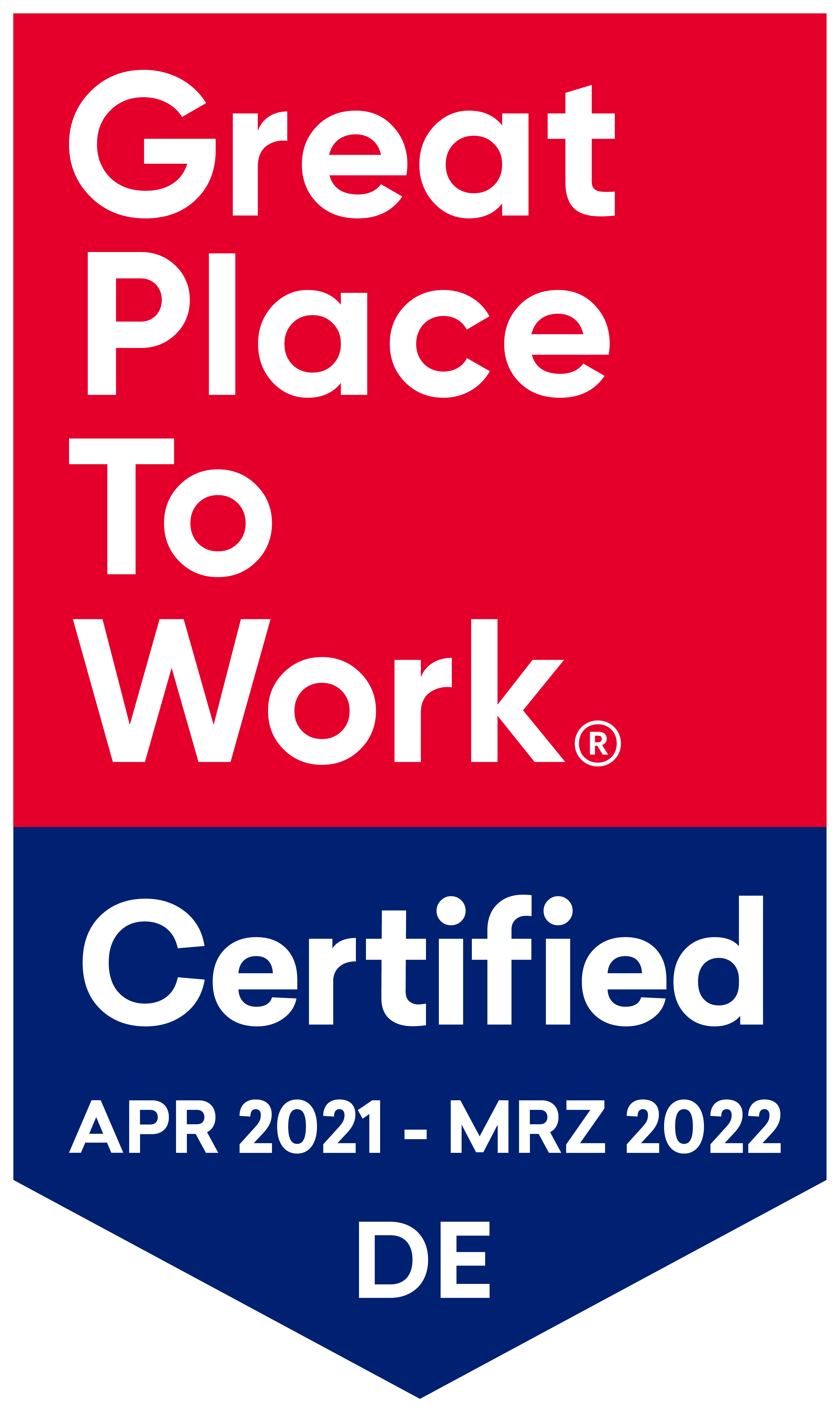 Great Place to Work Badge